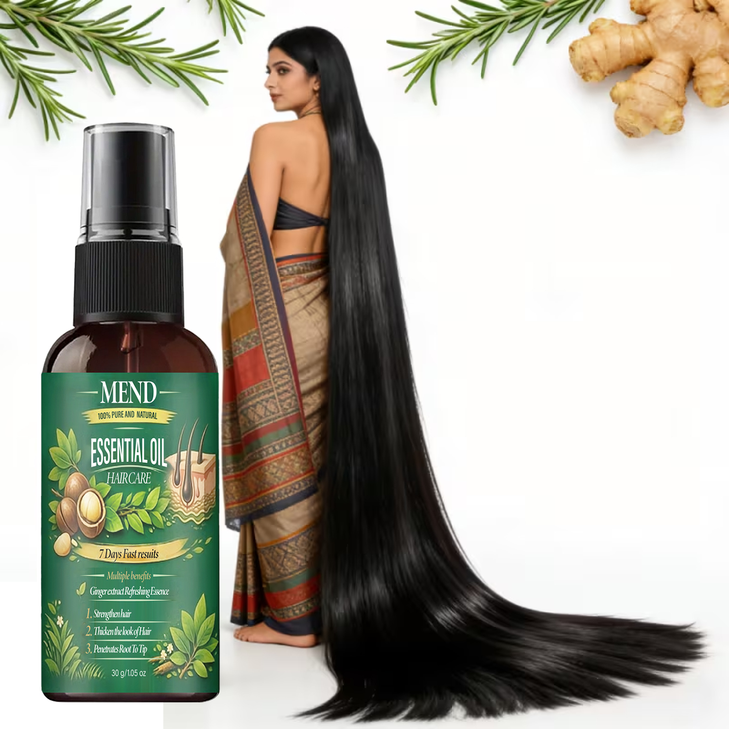 Mct Oil Coconut - Pure Natural Hair Oil. 7 Day