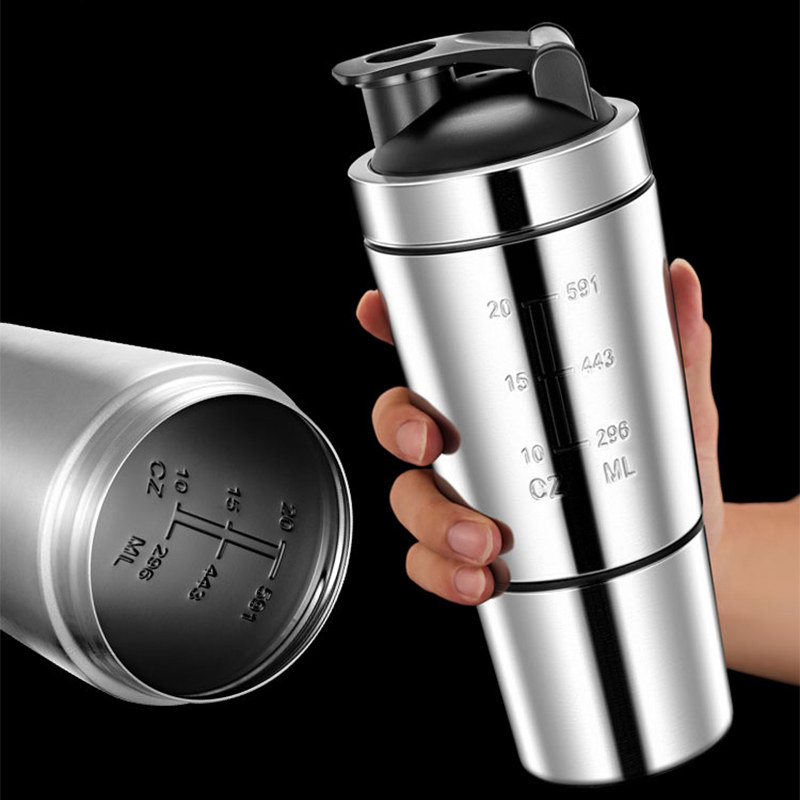 Stainless Steel Protein Shaker - огляд і ціна Nutrition For Fitness And Sports