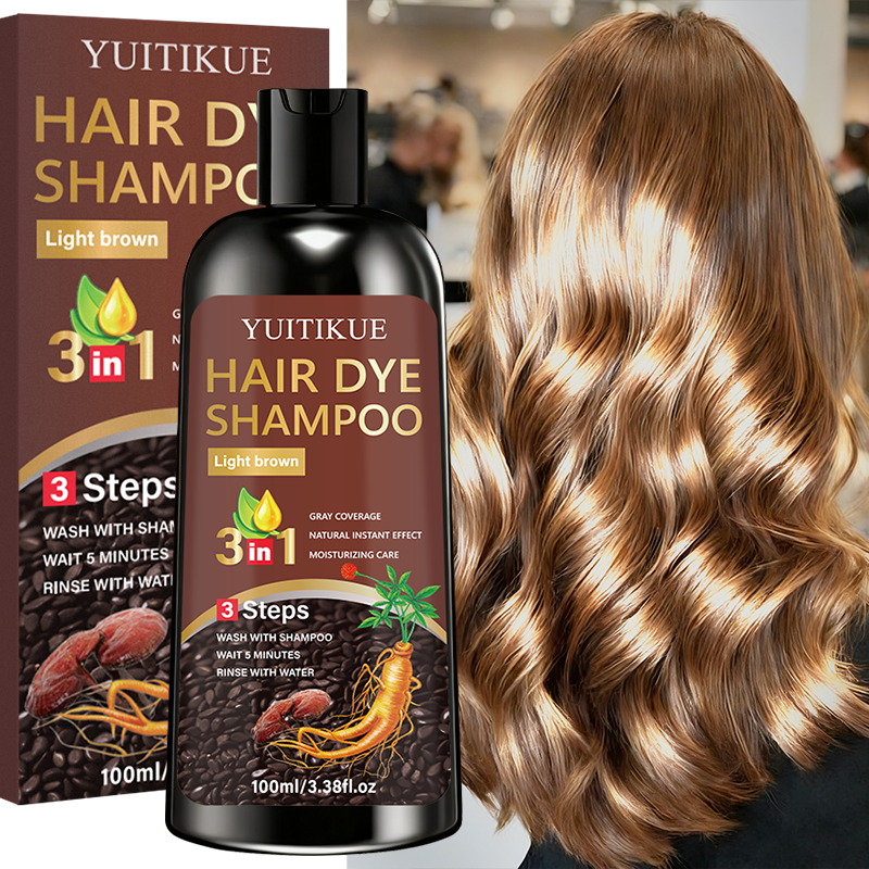 YUITIKUE 3-in-1 Hair Dye Shamp - огляд і ціна Biotin Hair Growth
