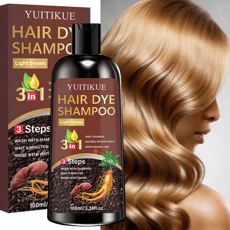 YUITIKUE 3-in-1 Hair Dye Shamp - огляд і ціна Biotin Hair Growth