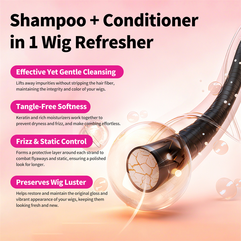 2-IN-1 Wig Shampoo Professiona - огляд і ціна Biotin Hair Growth
