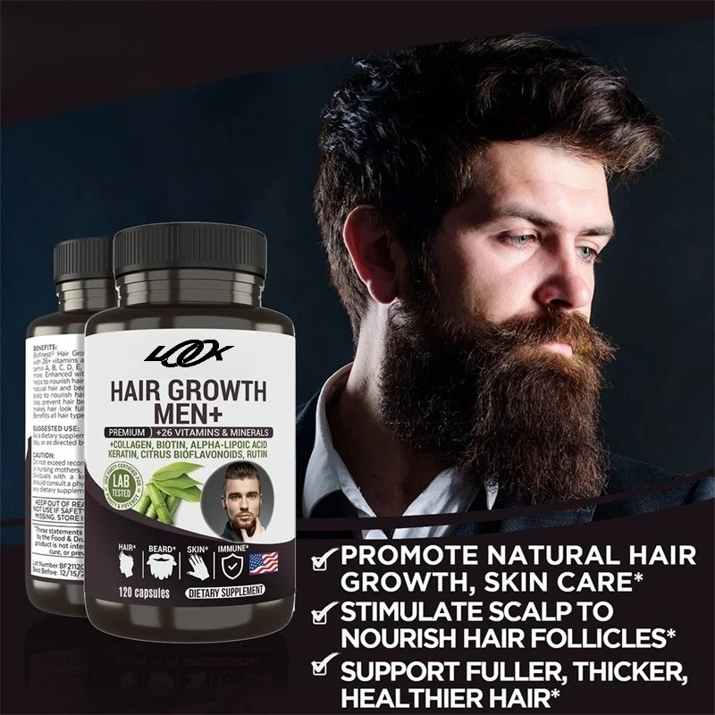 Hair Growth Men Supplement - P - огляд і ціна Biotin Hair Growth