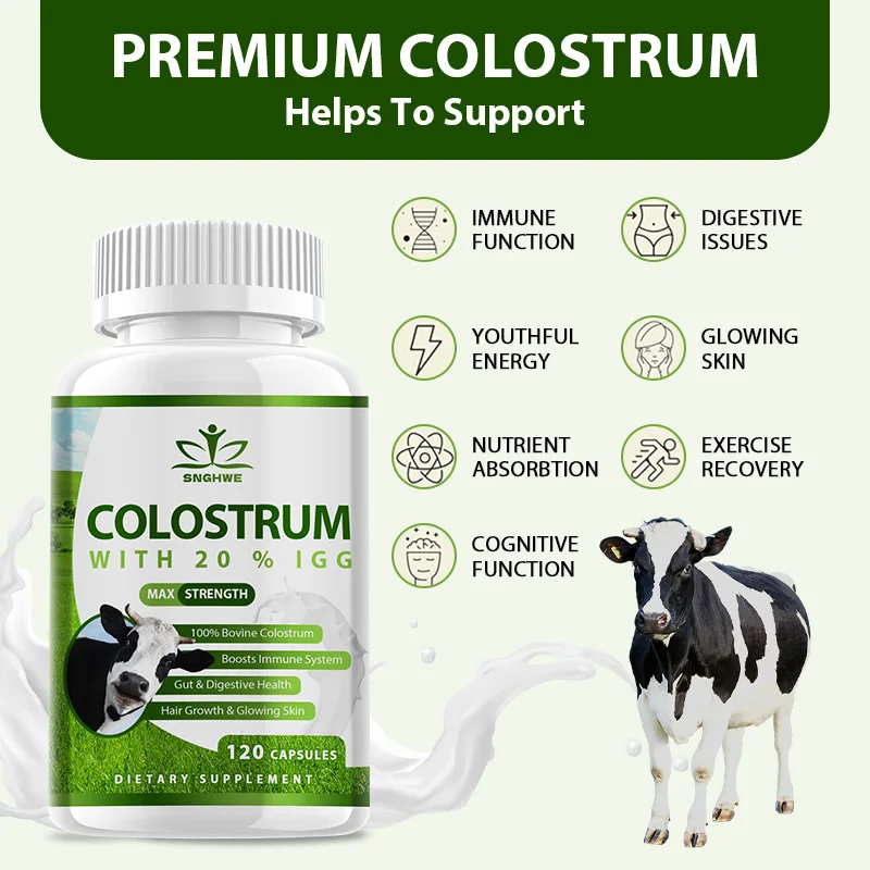 Grass Fed Colostrum Powder Sup - огляд і ціна Colostrum Bovine Powder