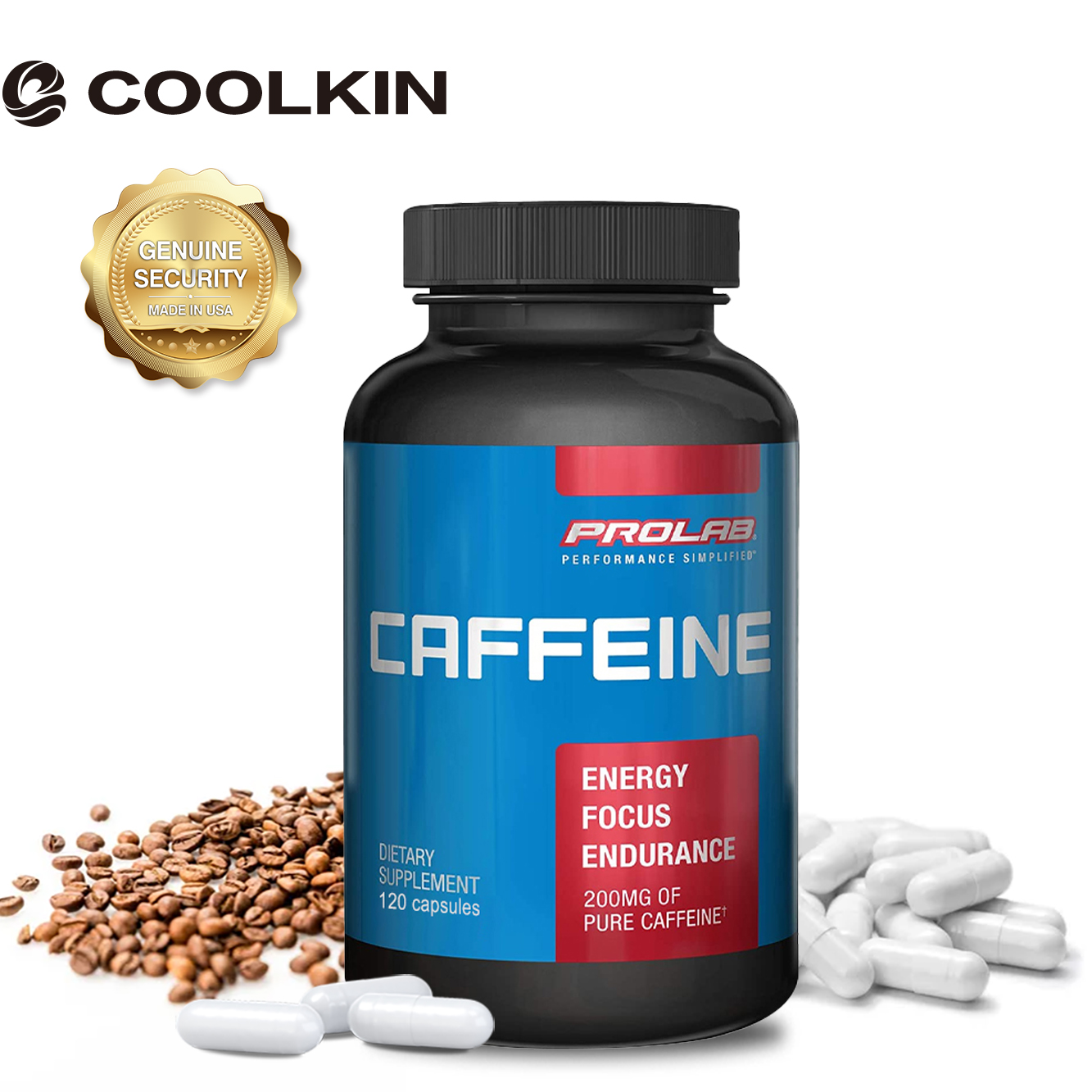 Maximum Potency Caffeine Capsu - огляд і ціна Pre Workout Supplement