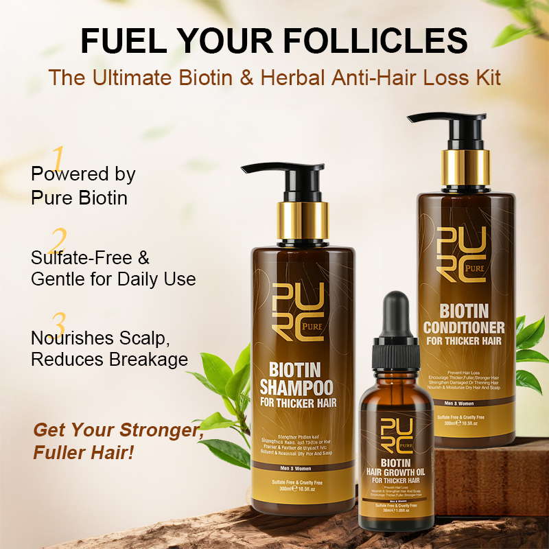 PURC Biotin Hair Growth Oil Sh - огляд і ціна Biotin Hair Growth