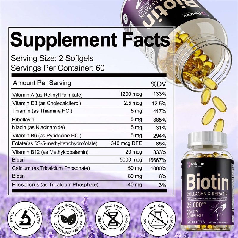 Biotin + Collagen + Keratin Su - огляд і ціна Biotin Hair Growth