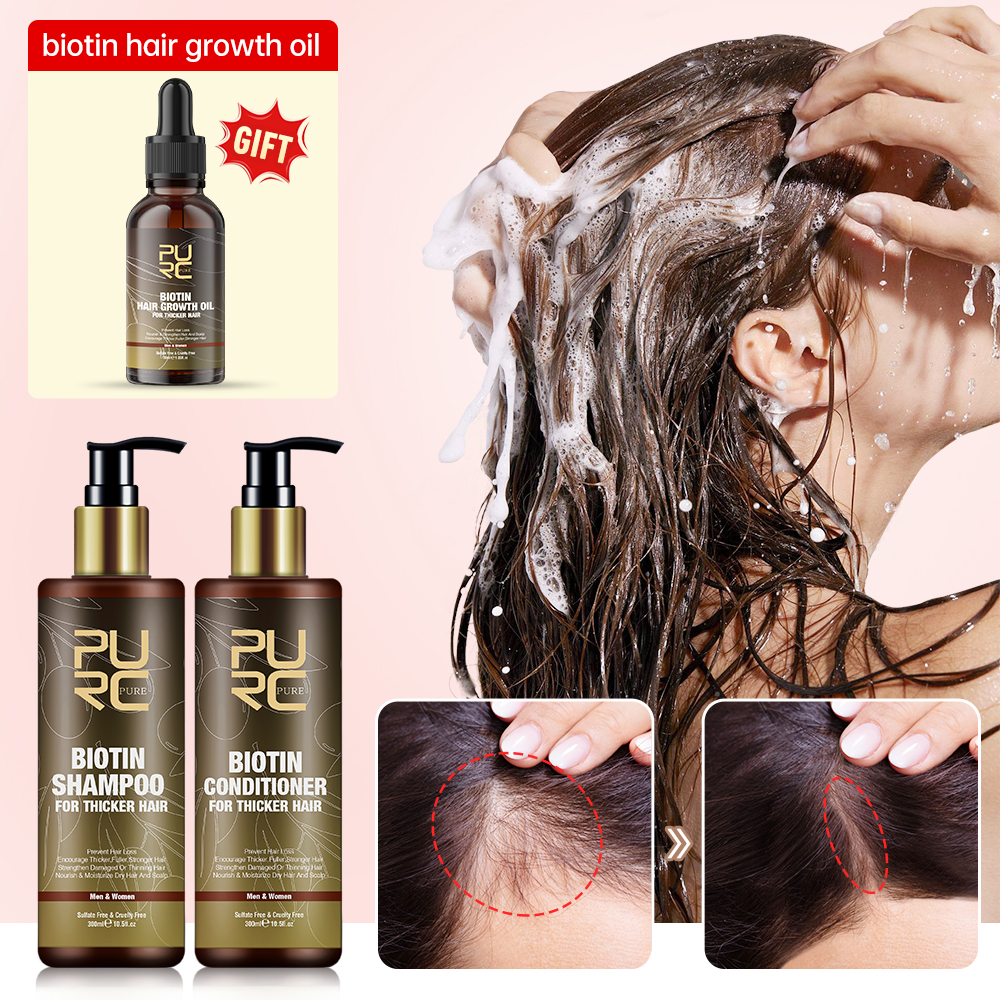 PURC Smoothing Hair Scalp Trea - огляд і ціна Biotin Hair Growth