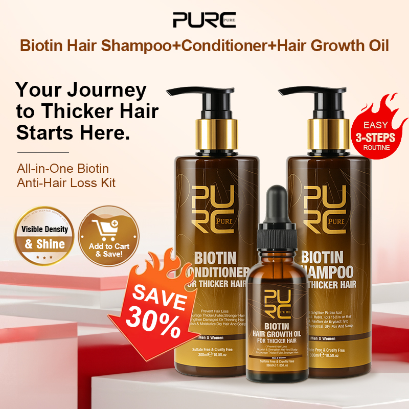 PURC Biotin Hair Growth Oil Sh - огляд і ціна Biotin Hair Growth