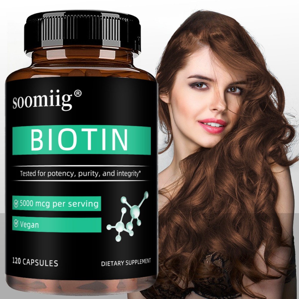 Vegan Biotin Supplement 5000 M - огляд і ціна Biotin Hair Growth