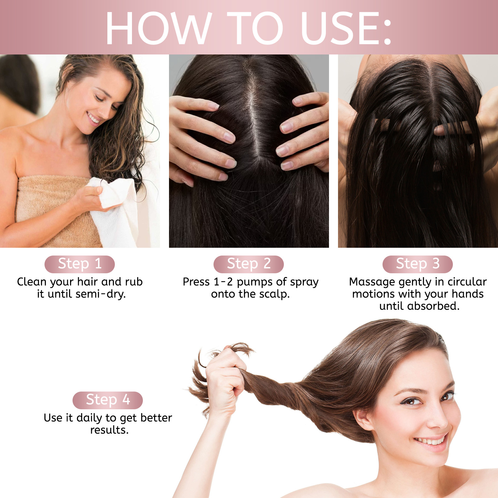 Hair Growth Activator Spray 50 - огляд і ціна Biotin Hair Growth