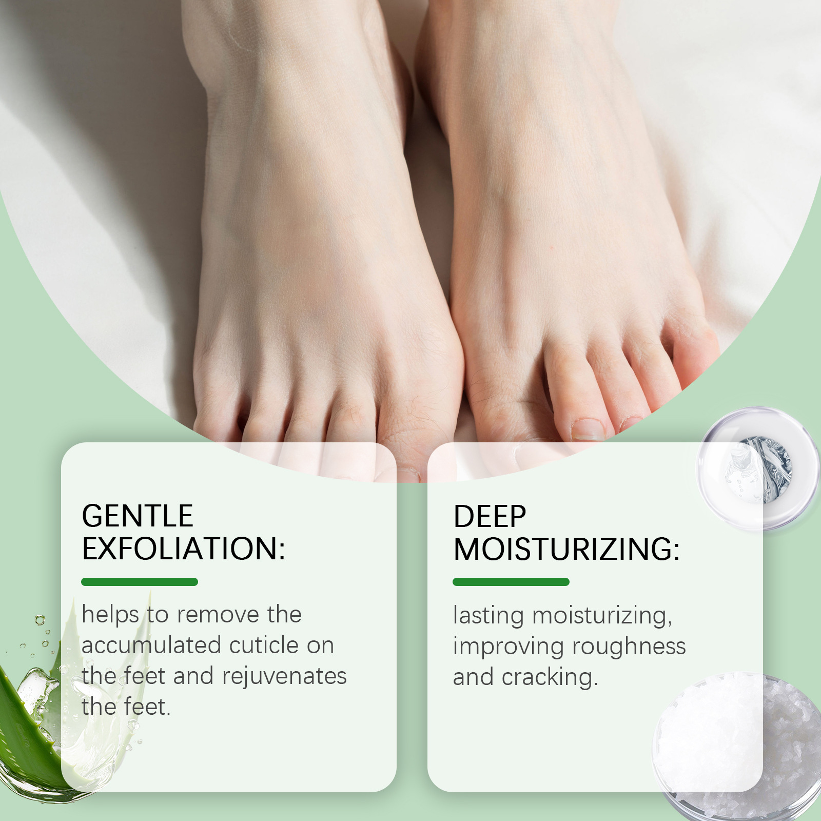 5PCS Coconut Foot Mask Peeling - огляд і ціна Mct Oil Coconut