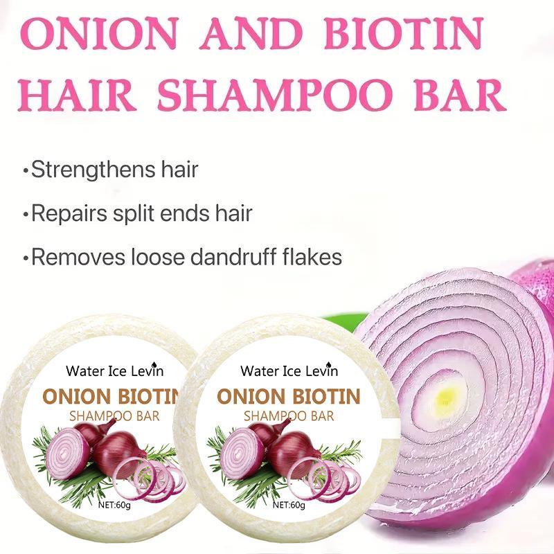 Onion and Biotin Shampoo Soap  - огляд і ціна Biotin Hair Growth